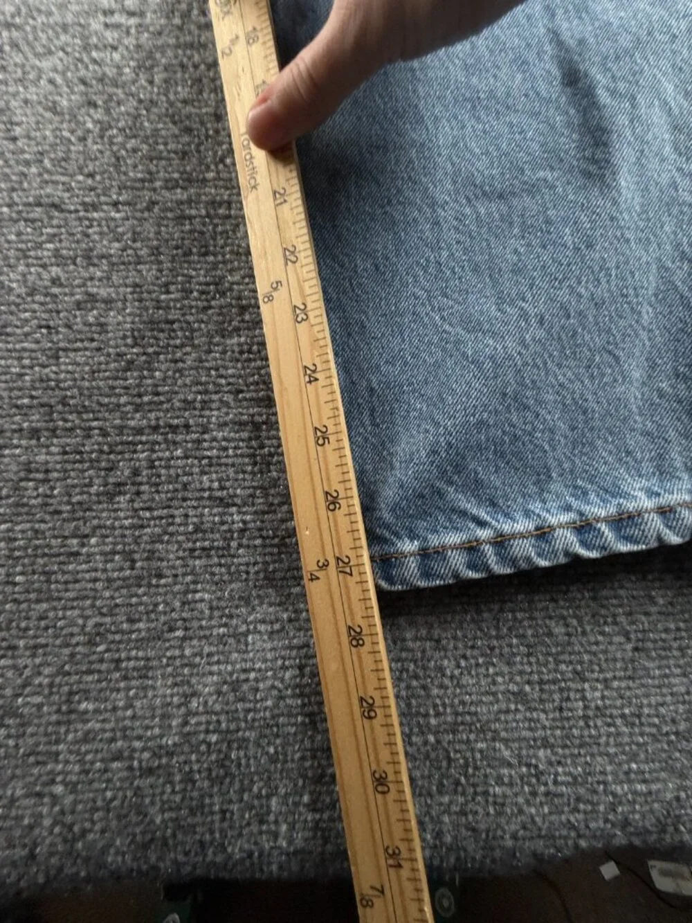 VTG Levis 562 Orange Tab Light Wash Denim Blue Jeans 90s 80s ACTL 28X27.5